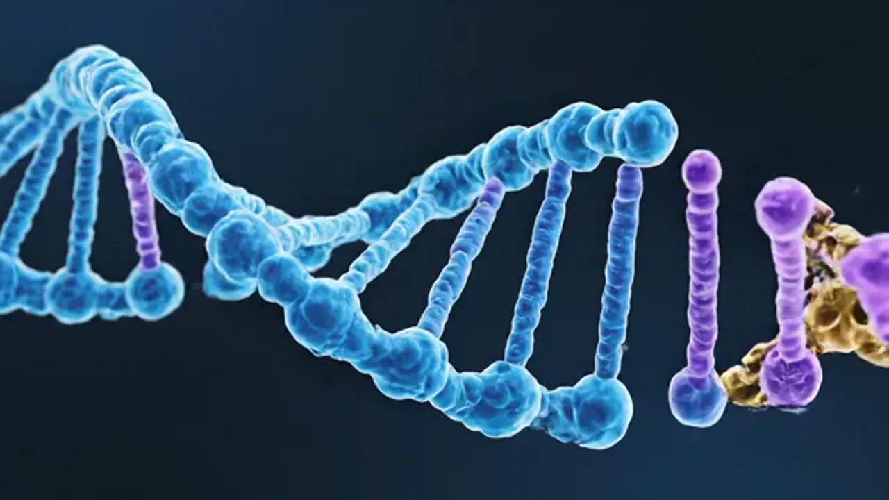 Visualizing a DNA replication fork