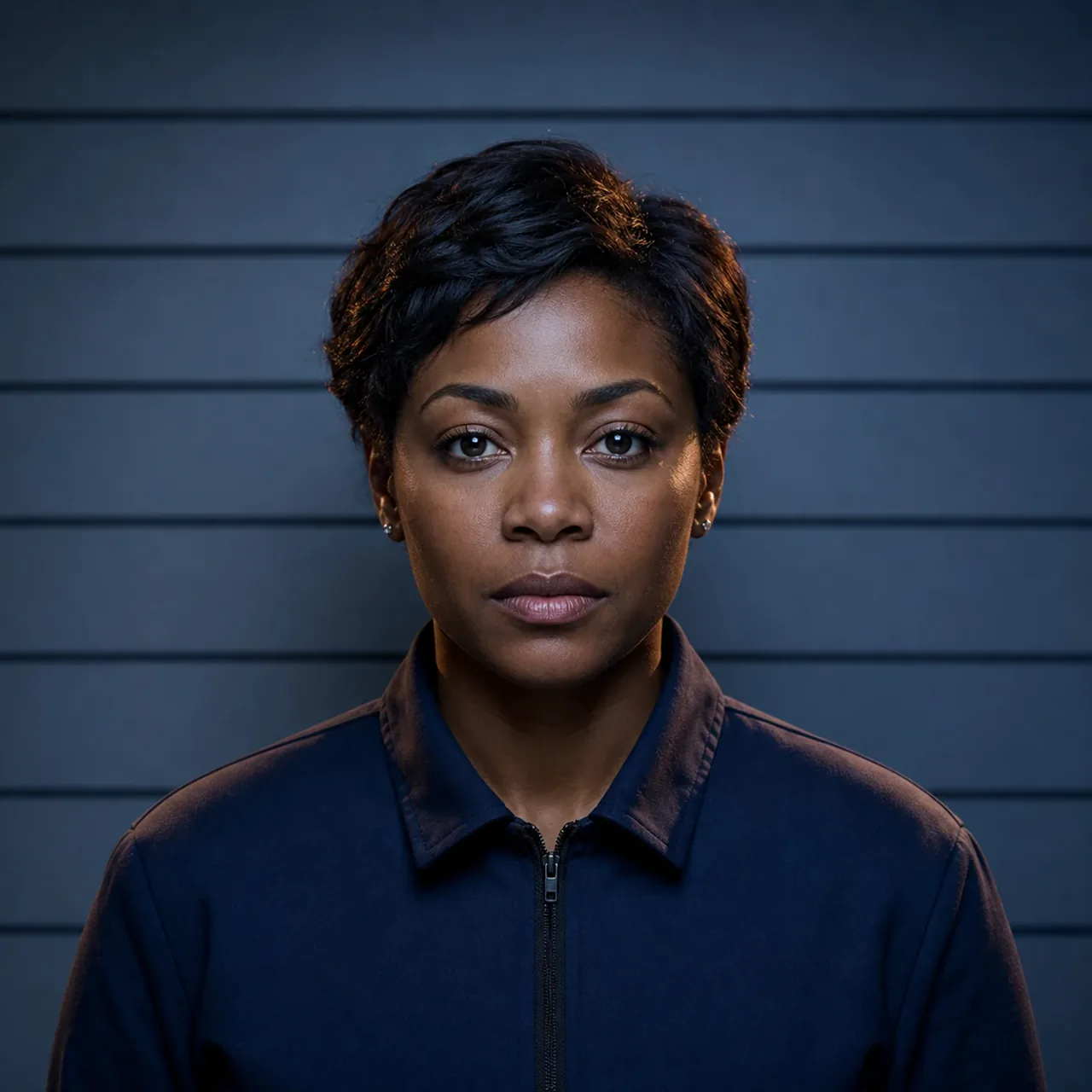 Cinematic Noir Mugshot