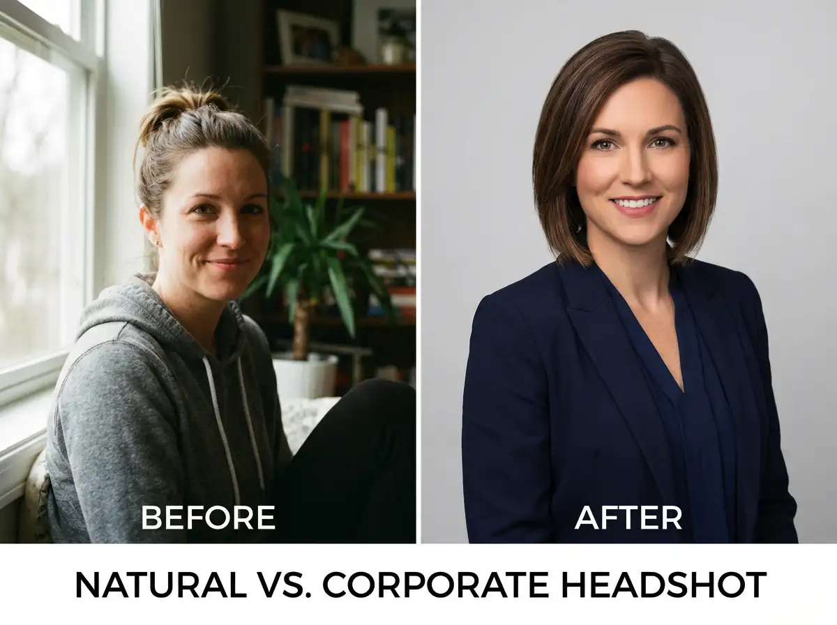 Natural light photo → Company website profile picture