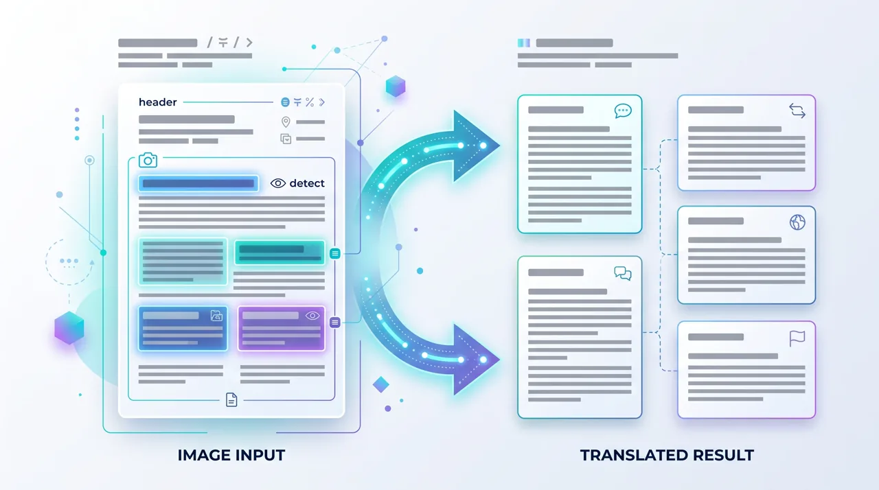 AI translator workflow for translating text from images