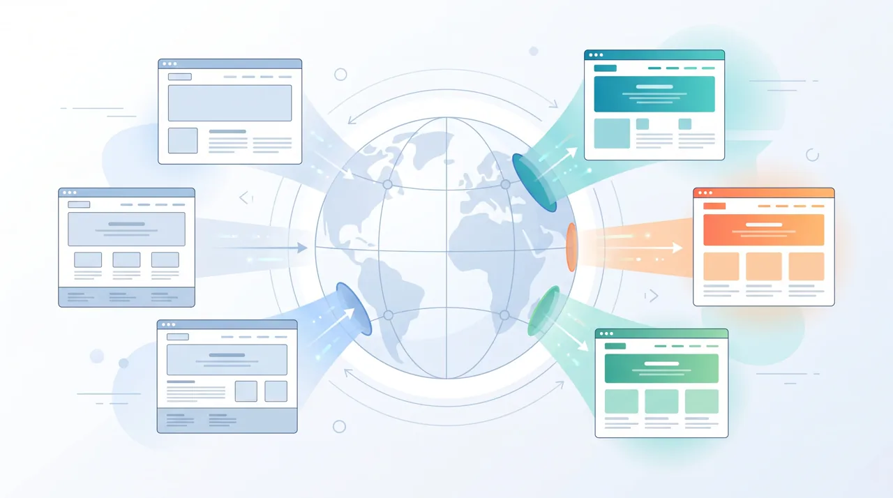 AI translator localizing website copy for global audiences