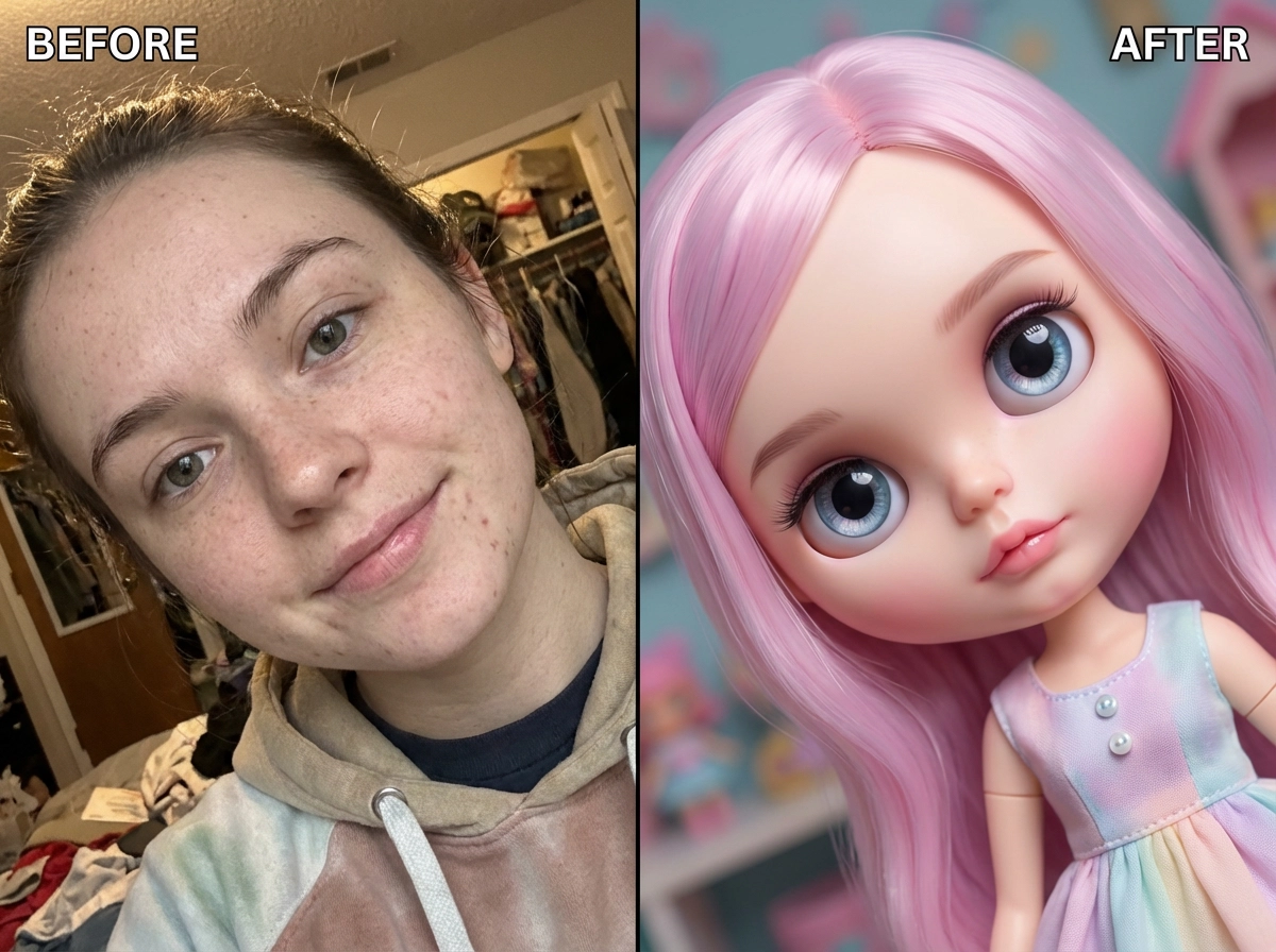 Selfie → Blythe Doll