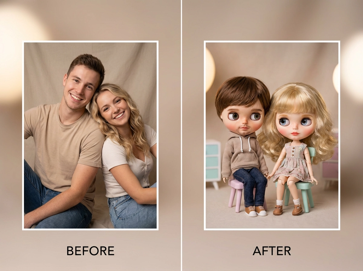 Couple/Double Blythe Doll