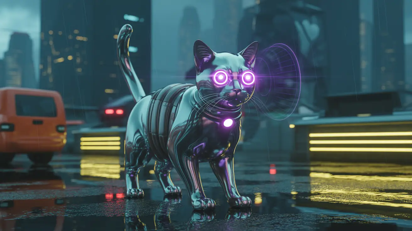 AI Cat for social media and creative projects