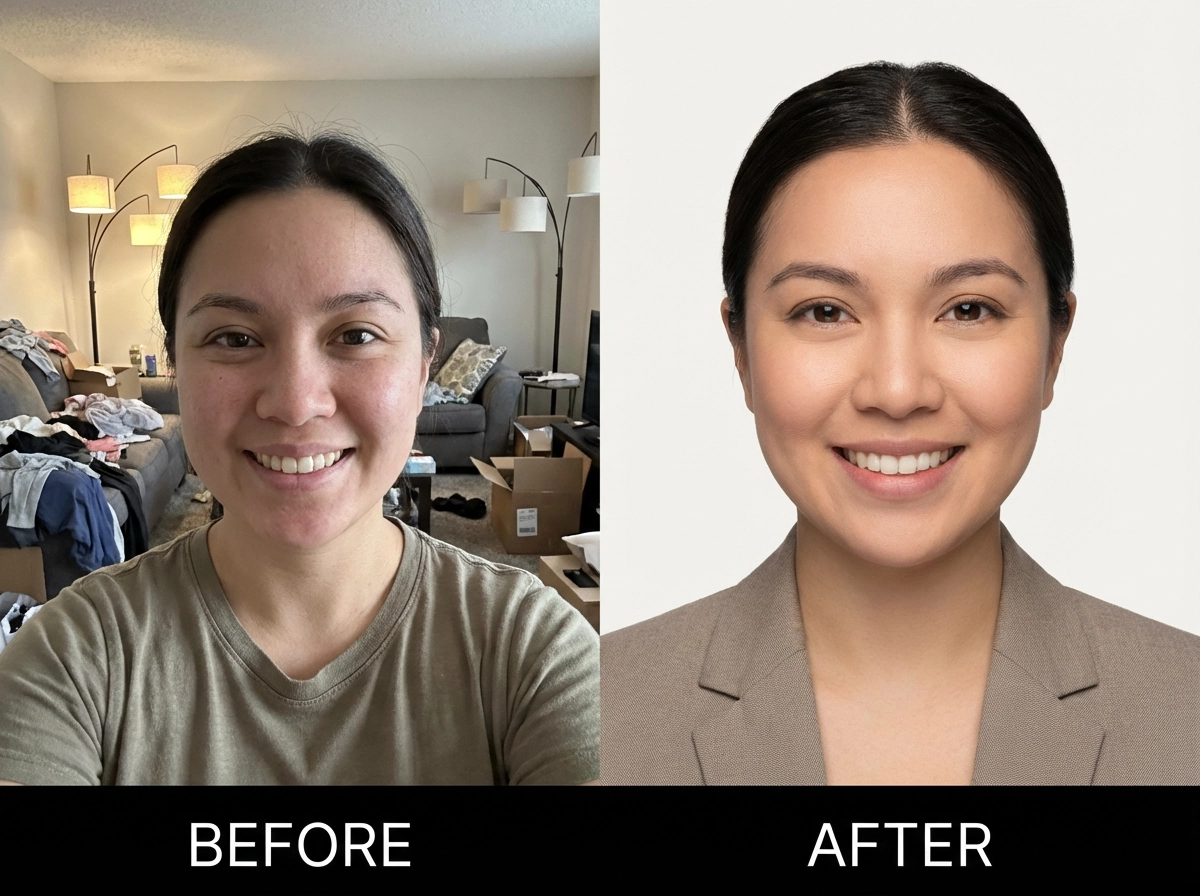 Change the background of the ID photo