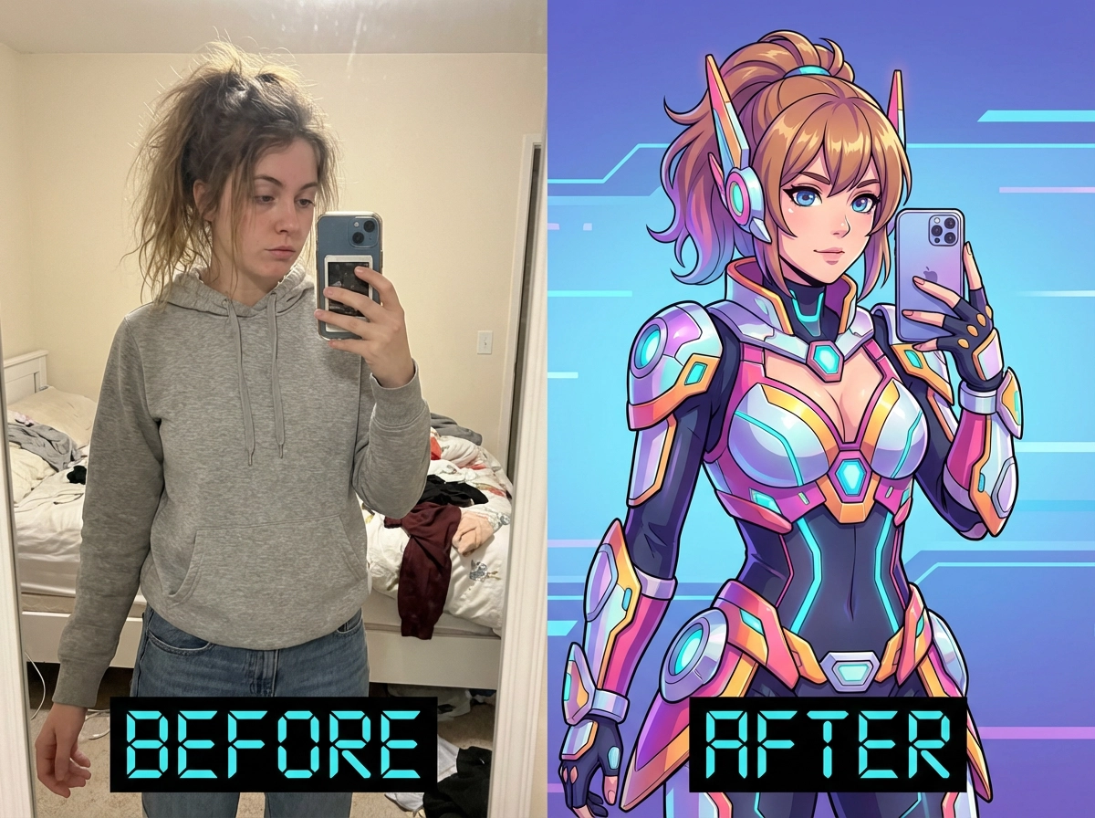 Selfie → 2D Cosplay