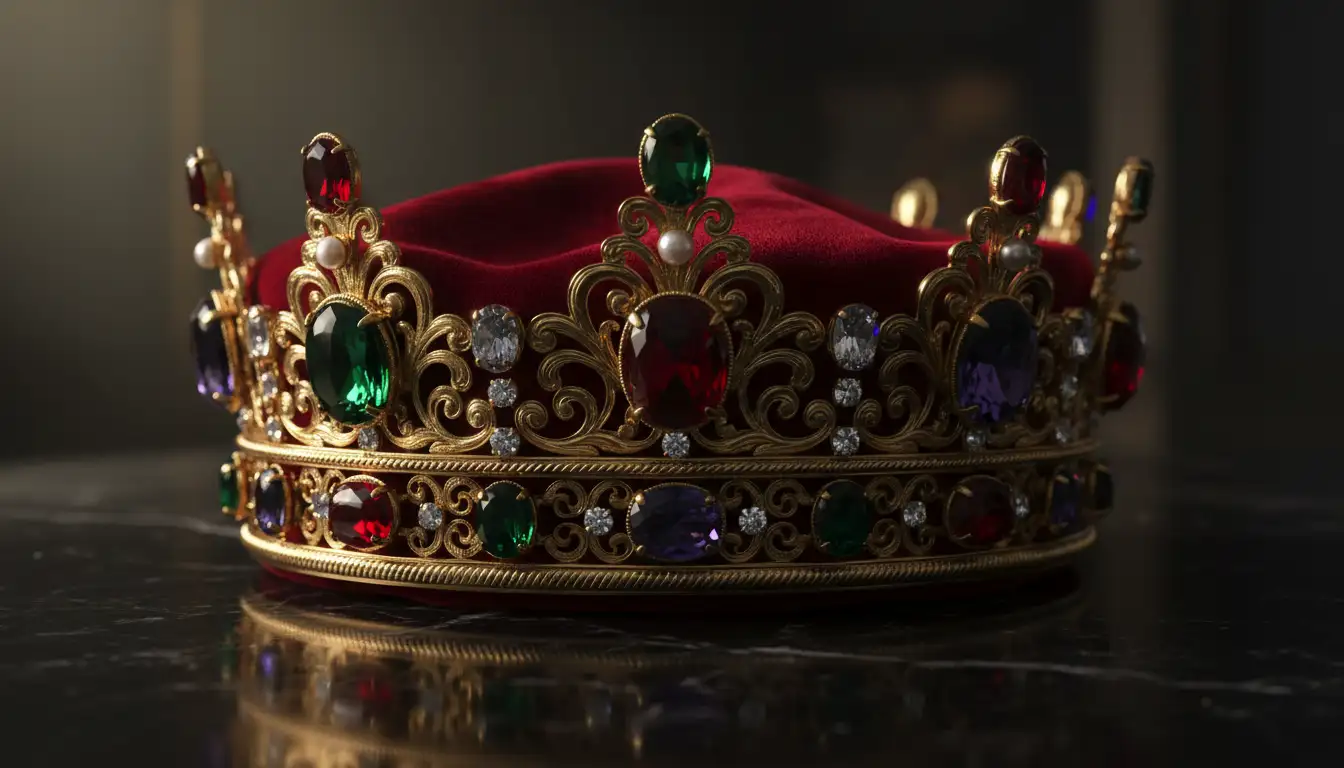 Изображения корон ИИ, передающие силу, элегантность и престиж