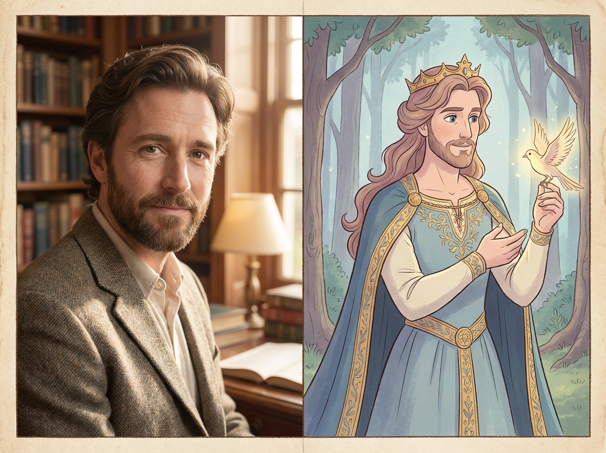 Male → Prince/princess-style fairy tale characters