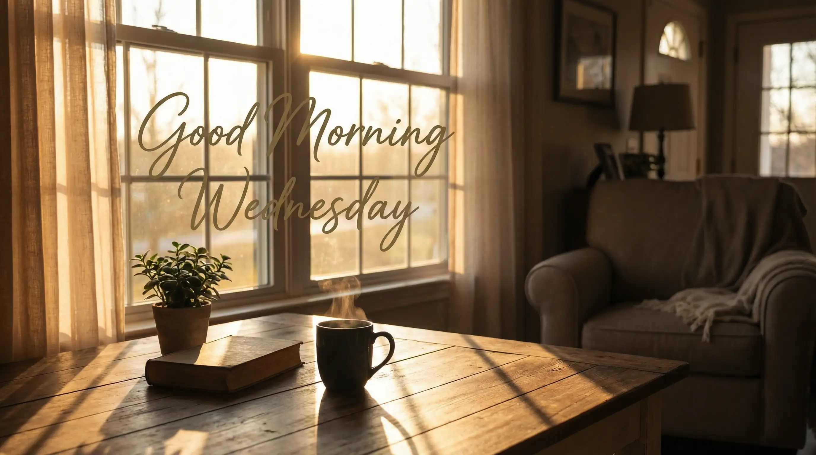 AI Good Morning Wednesday Images that Bring Calm, Warmth, and Mid‑Week Inspiration