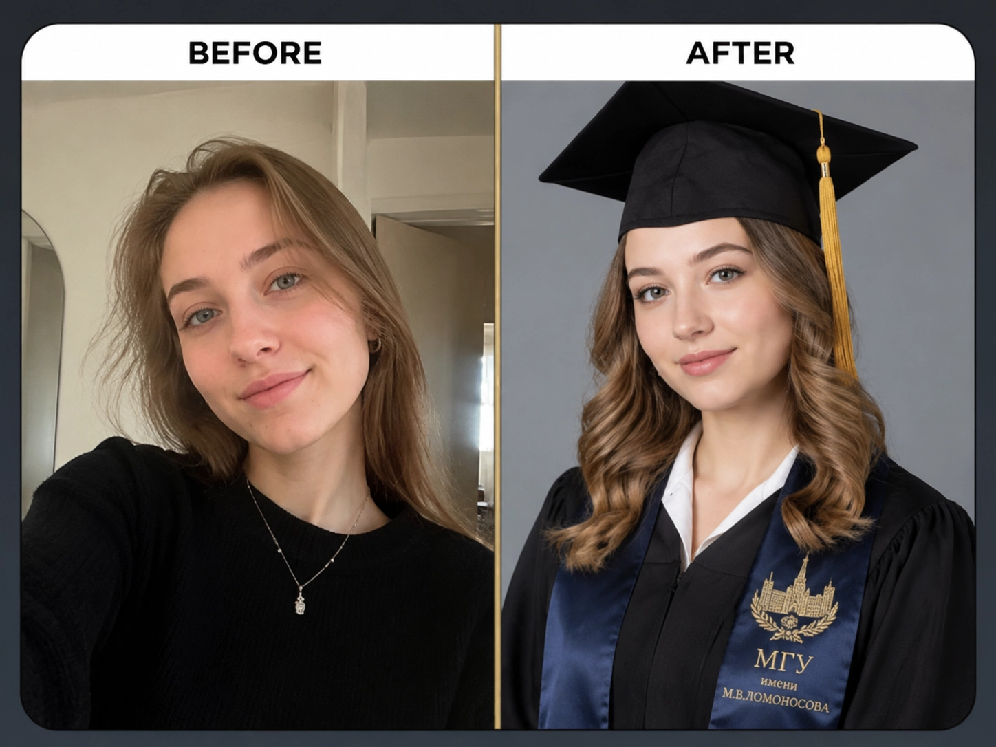 Studenten-ID foto → Standaard afstudeerfoto