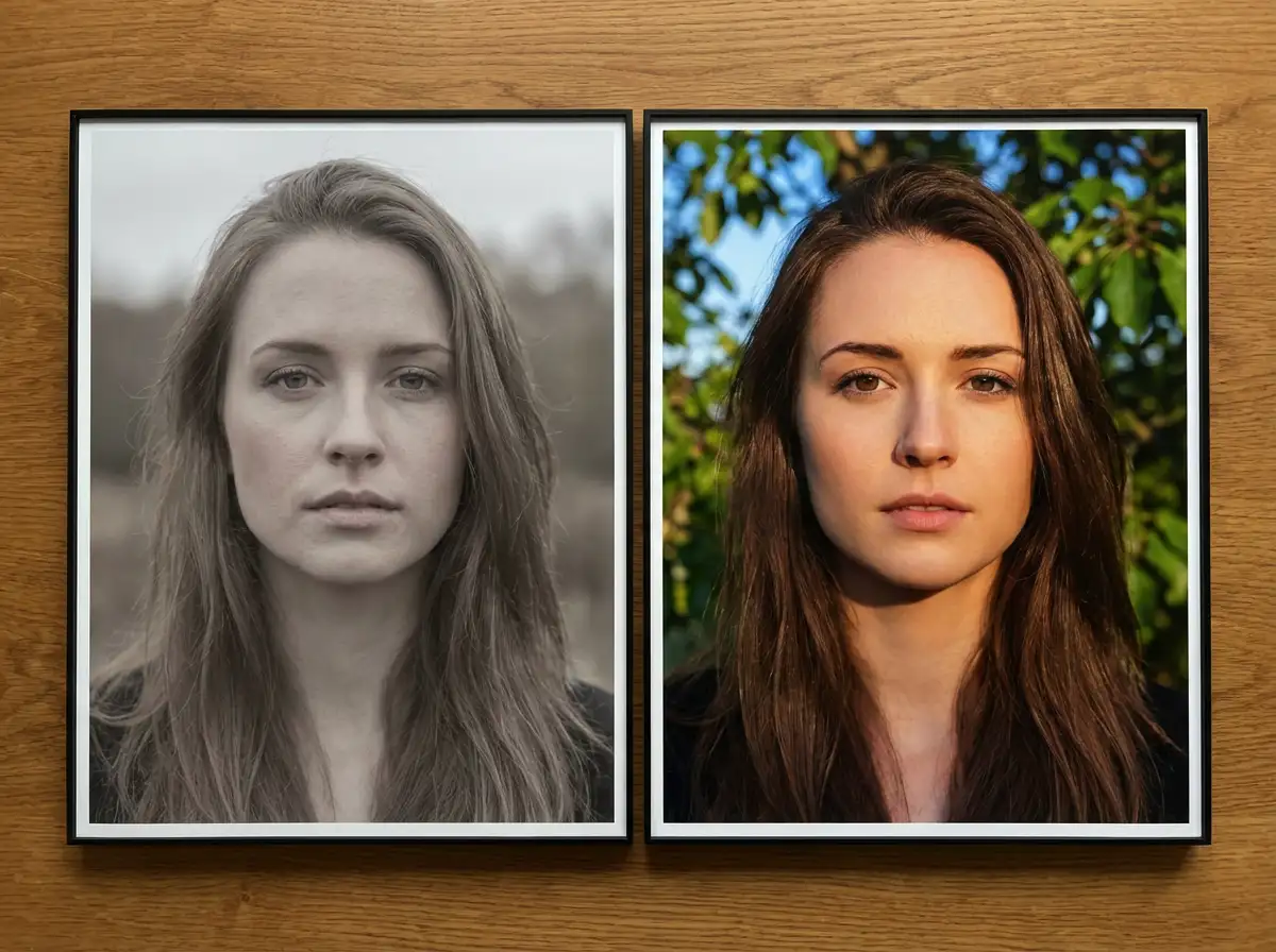 Enhance portraits with natural, vibrant colors instantly.