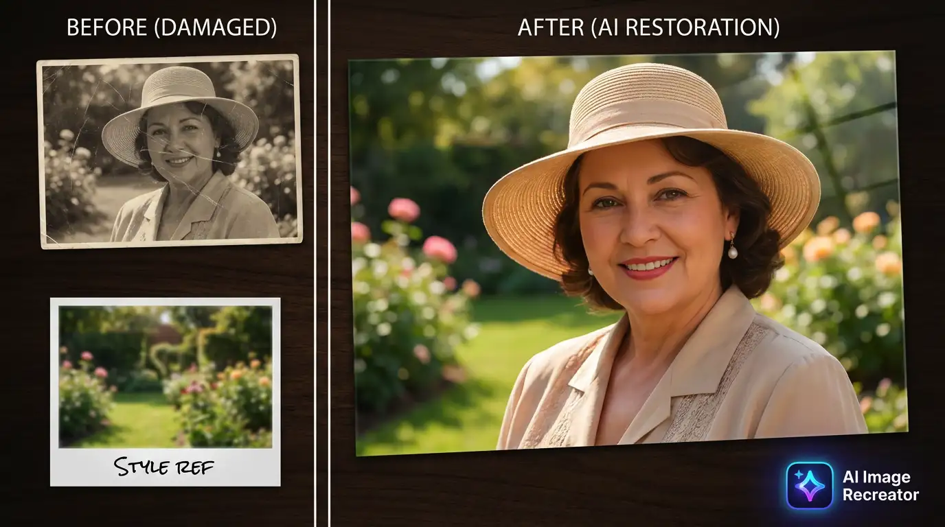 Create Unique Artworks with AI-Powered Image Recreation