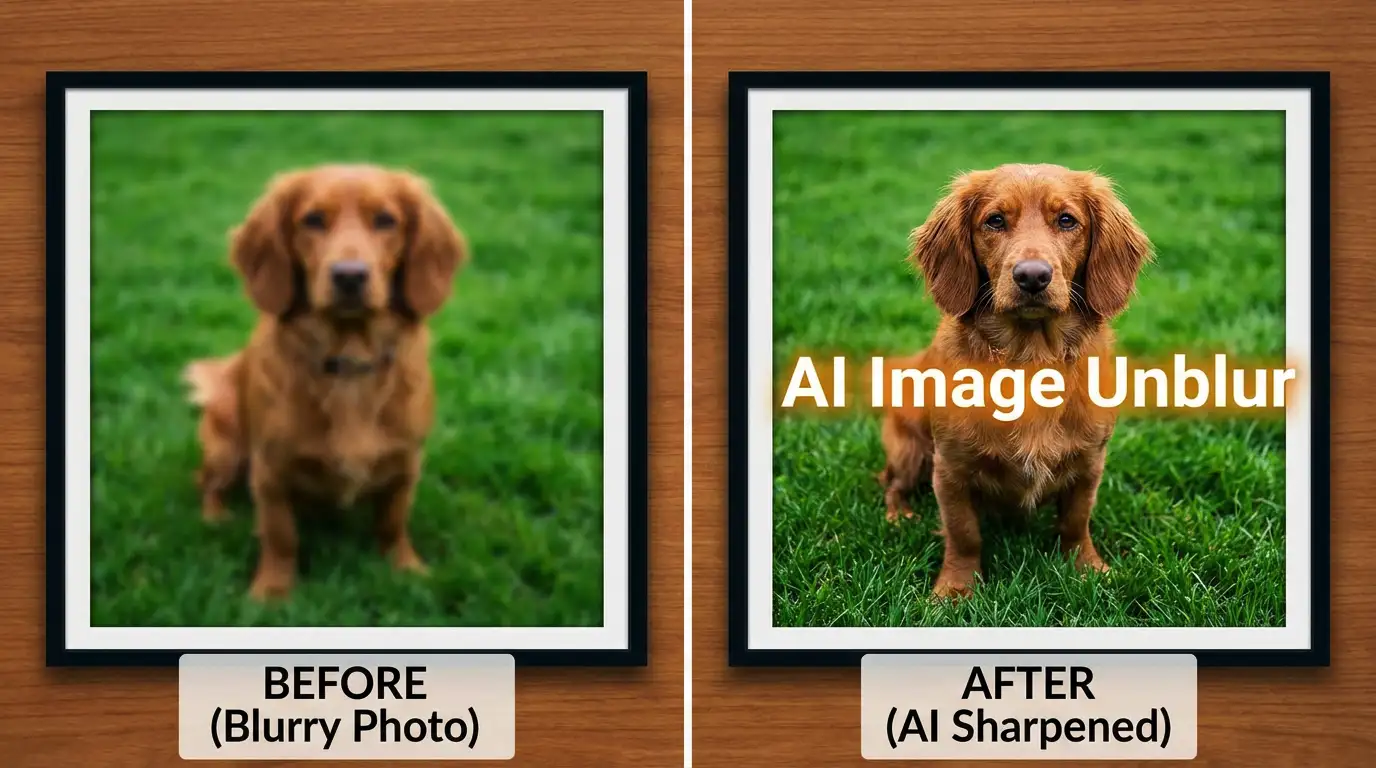 Restore Blurry Images to High Quality with AI Image Unblur
