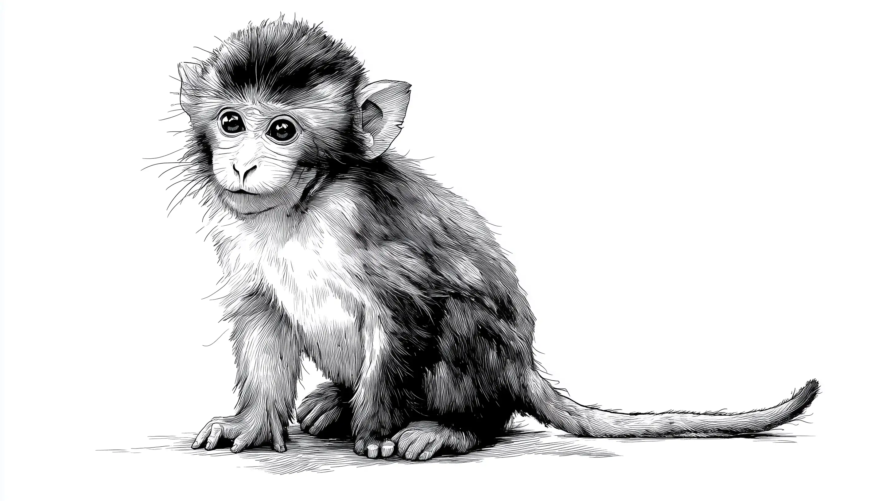AI Monkey Drawings that Capture Personality, Playfulness, and Wild Charm