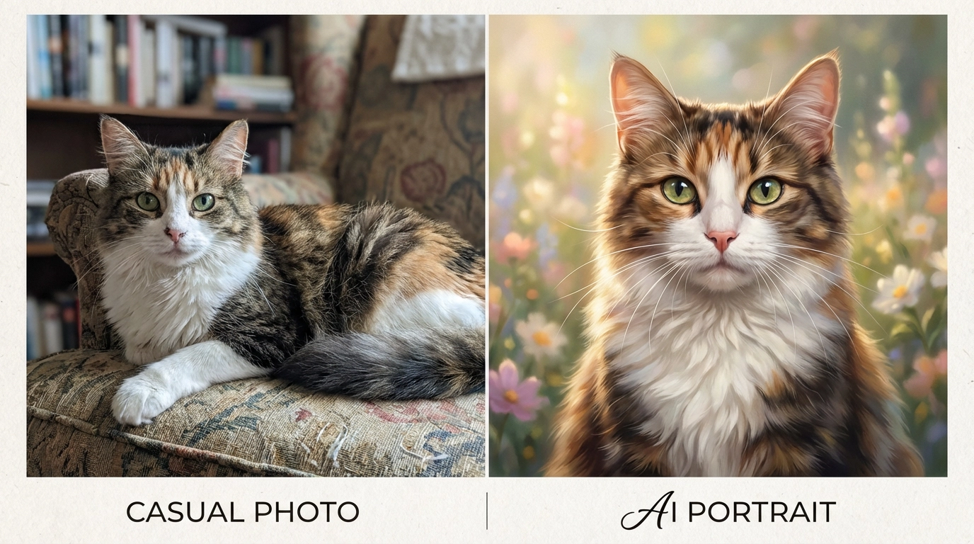 Unique AI-Created Artworks for Your Furry Friends