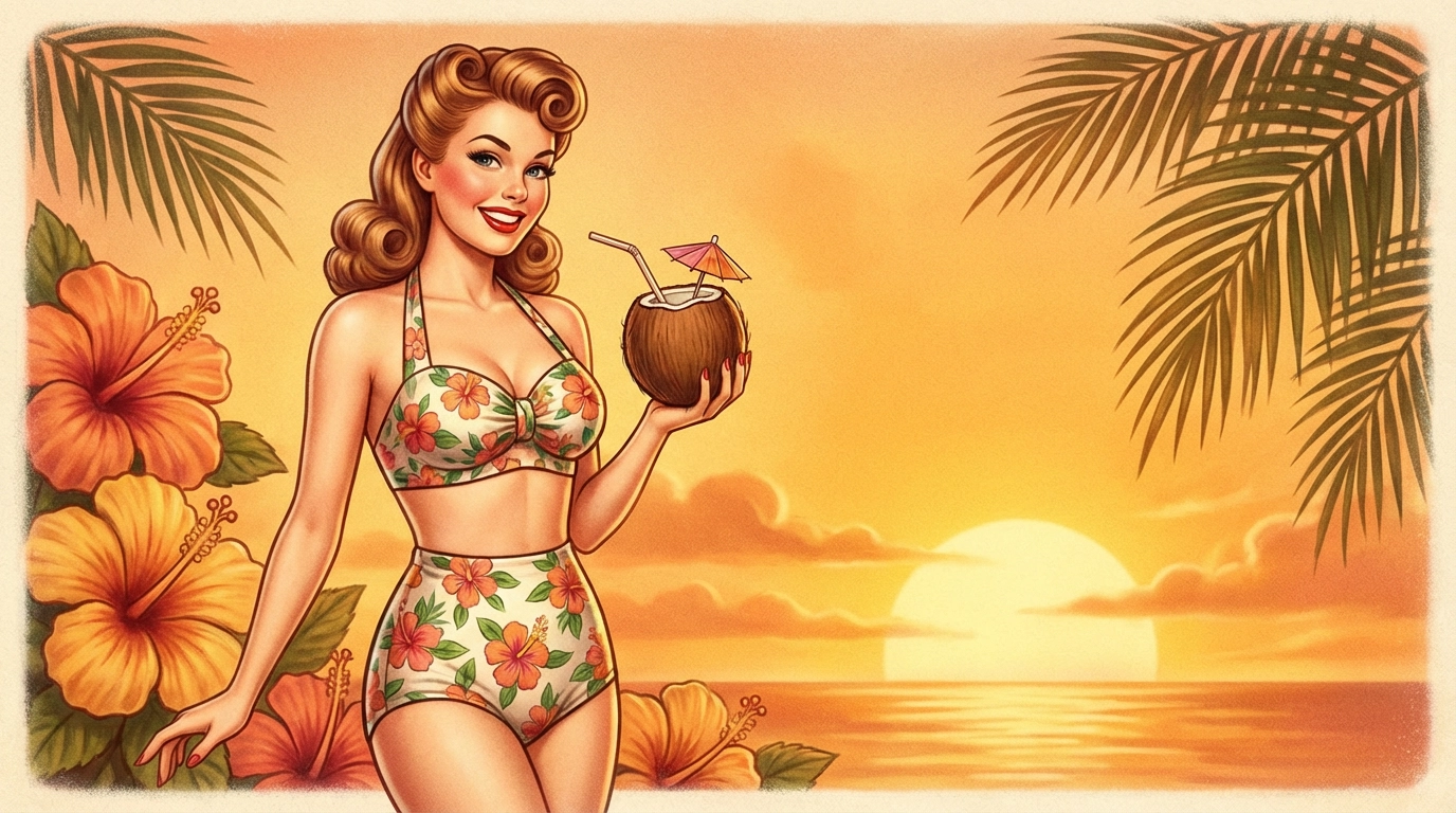 AI Pin Up Art that Captures Personality, Style, and Nostalgia