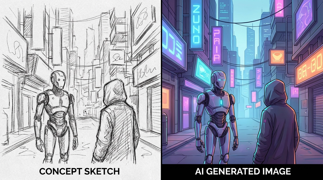 Create Unique Art with AI Redraw