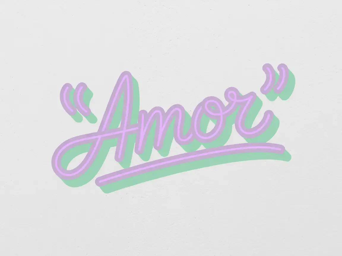 Hand-drawn signature with playful loops, pastel colors, soft shadows, friendly brand style.