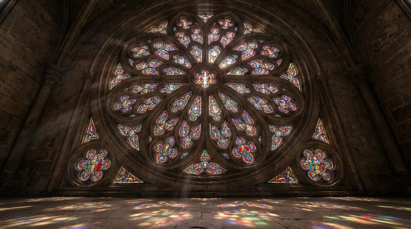 AI Stained Glass Art that Captures Light, Texture, and Spirit