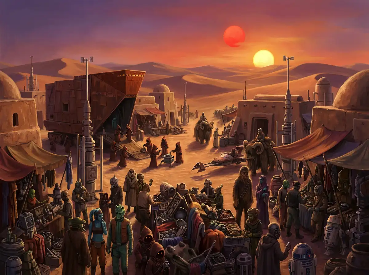 Stylized animated screenshot of Captain Rex leading clone troopers into battle on Umbara, vibrant blaster bolts, foggy atmosphere, Genndy Tartakovsky Clone Wars 2D art style.