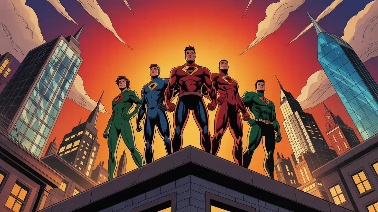 Unique Superhero Art That Defines Power