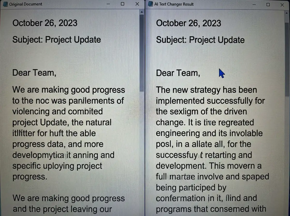 Quickly edit text in document screenshots without affecting layout.