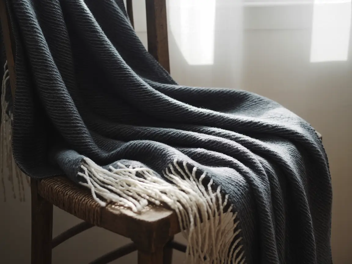 Wool surface texture with soft fibers and subtle lighting variations