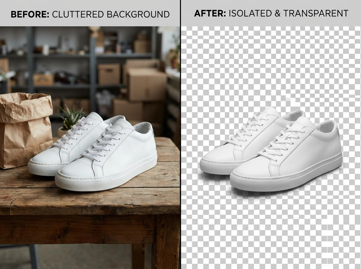 Remove the background from the product image