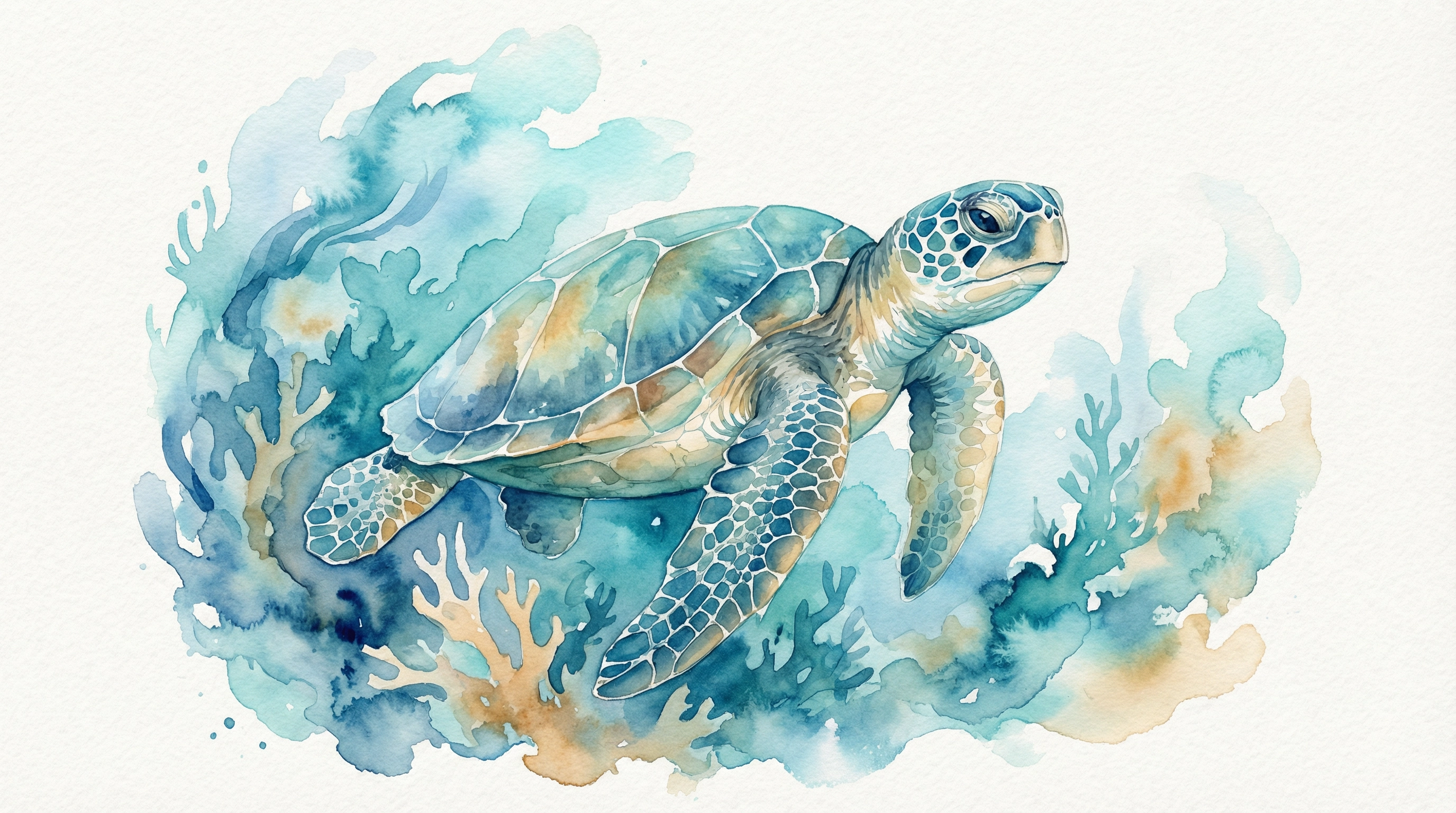 AI Turtle Images That Capture Calm, Curiosity, and Survival