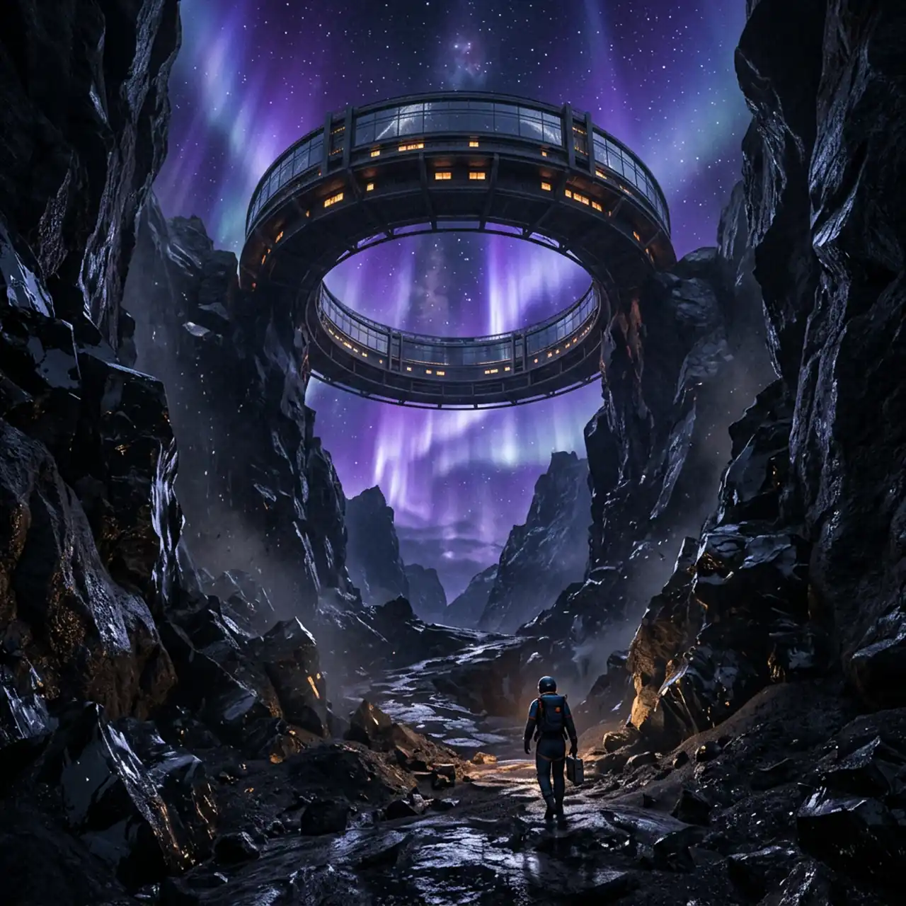Cañón del portal de obsidiana