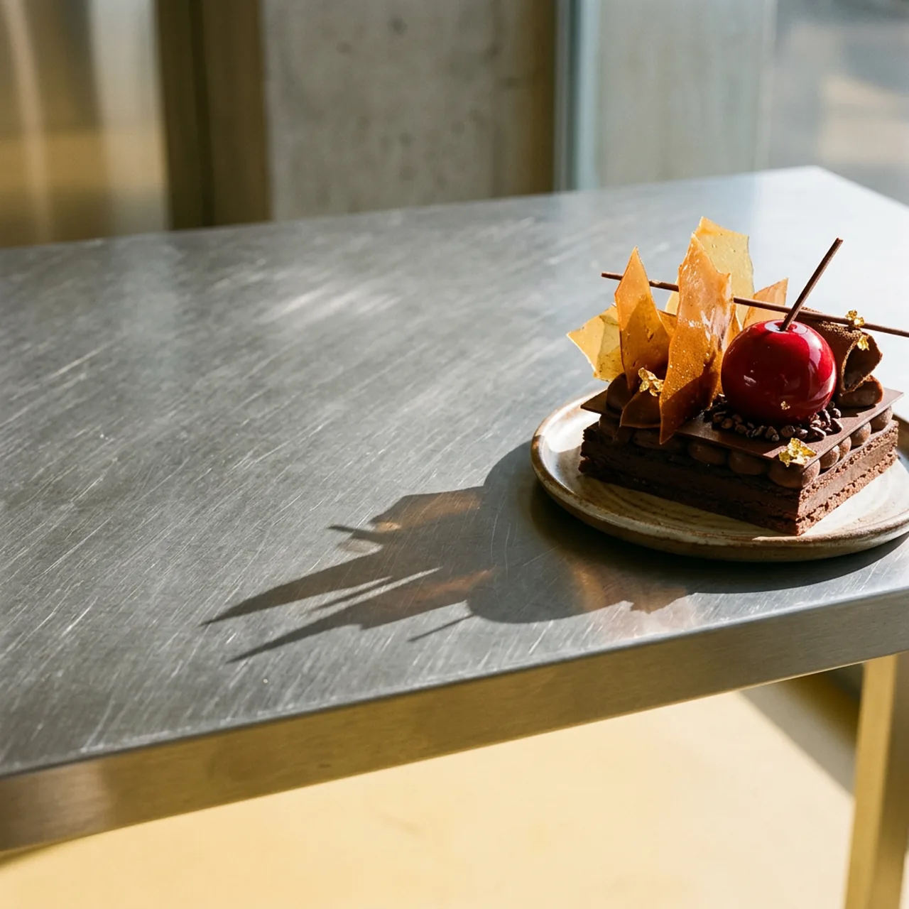 Bodegón editorial de postre