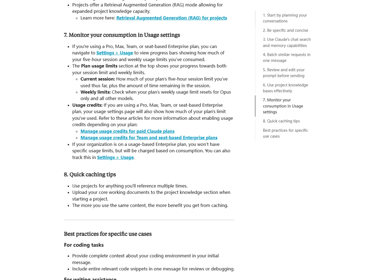 Claude usage settings guidance for five-hour sessions and weekly limits