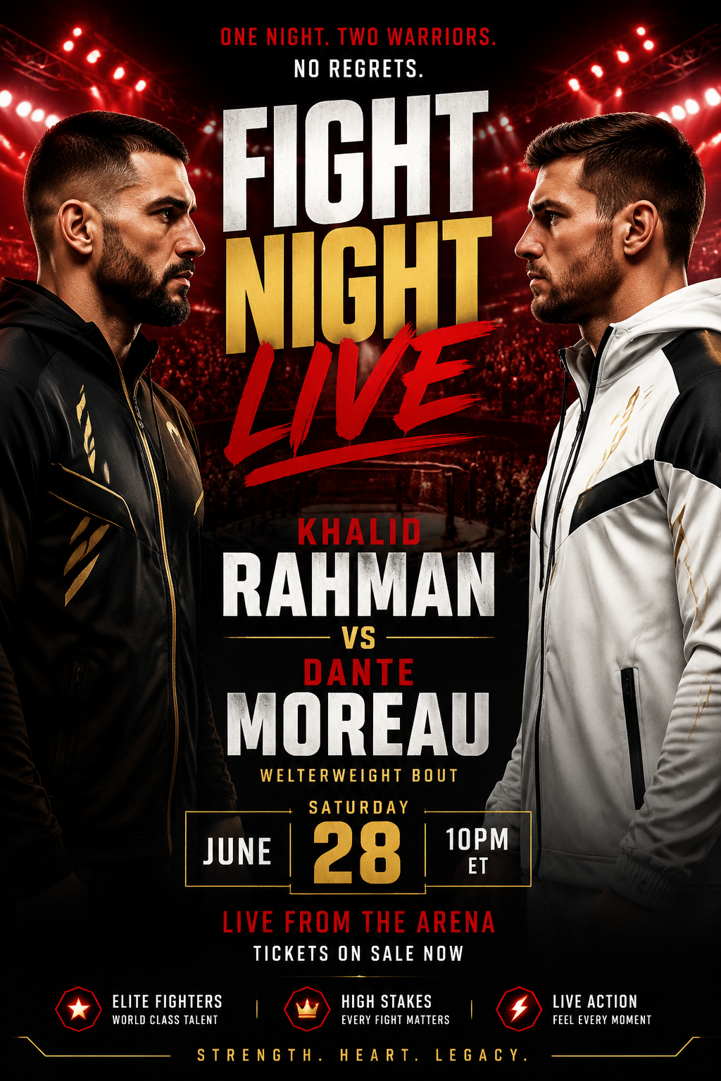 Fight Night Live Poster