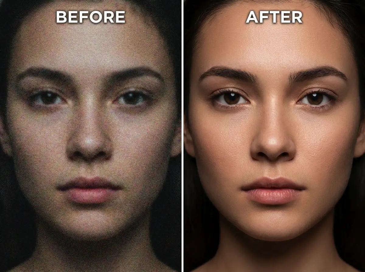 This image editor sharpens blurry portraits and restores clear facial details in seconds.