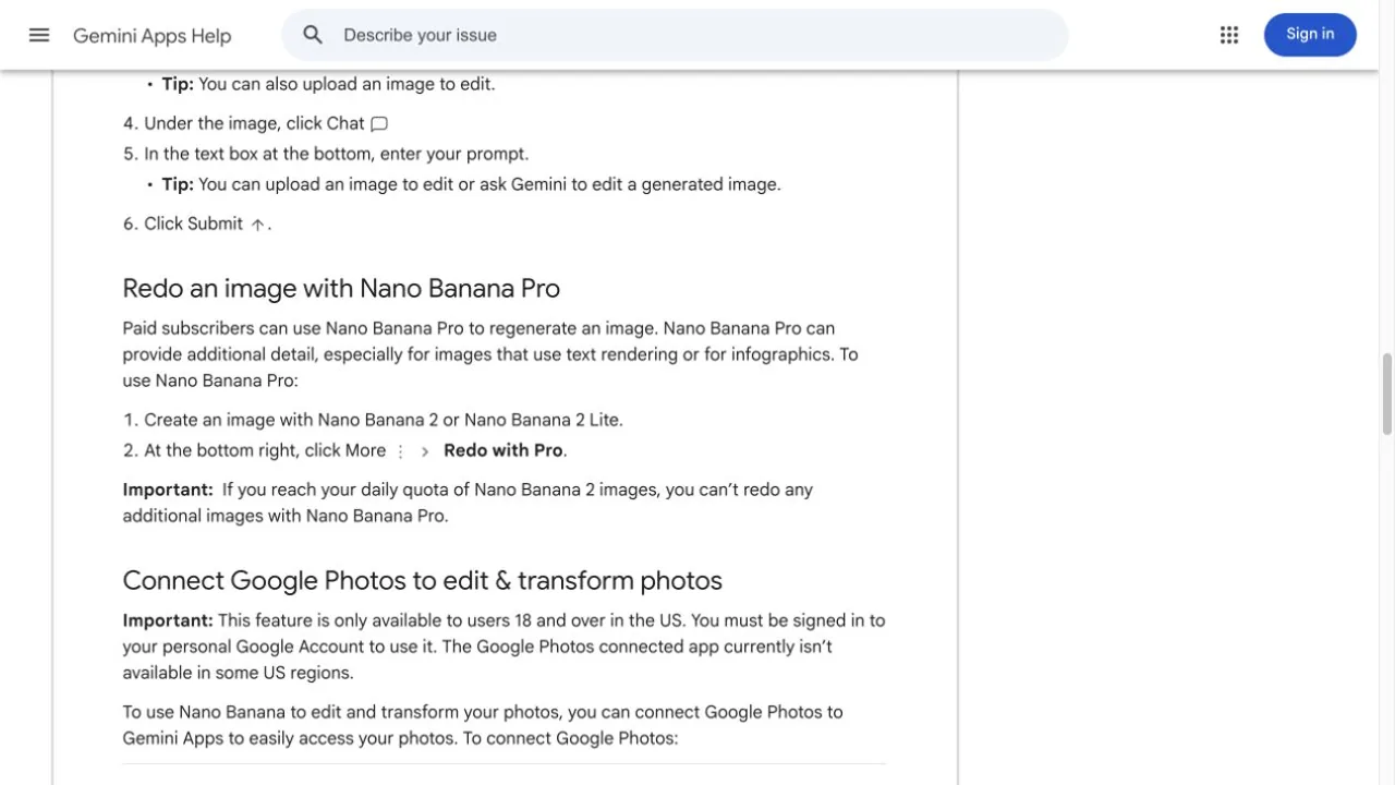 Nano Banana Pro を使った「やり直し」の手順(Google)