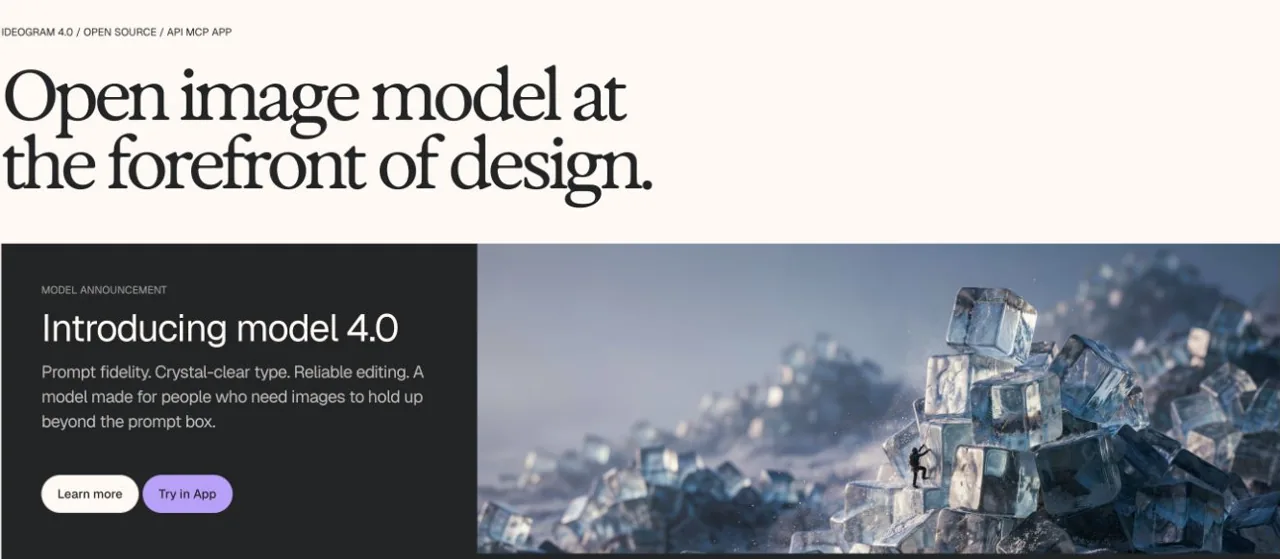 Ideogram 4 official model page