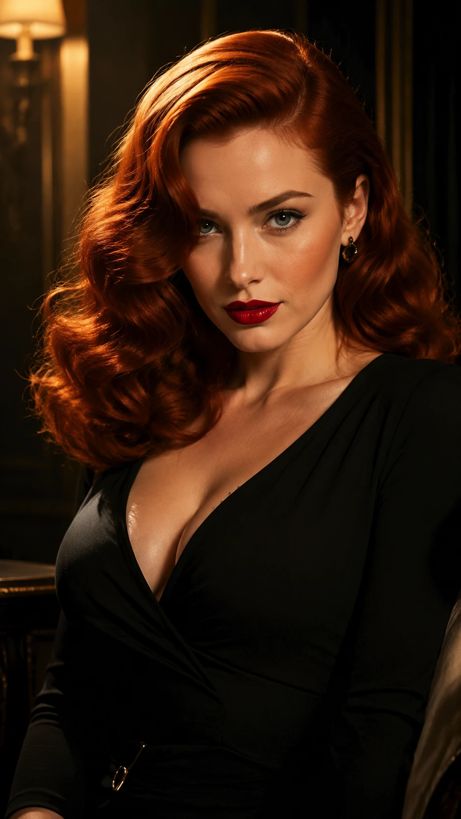 Vintage Glamour AI girl example