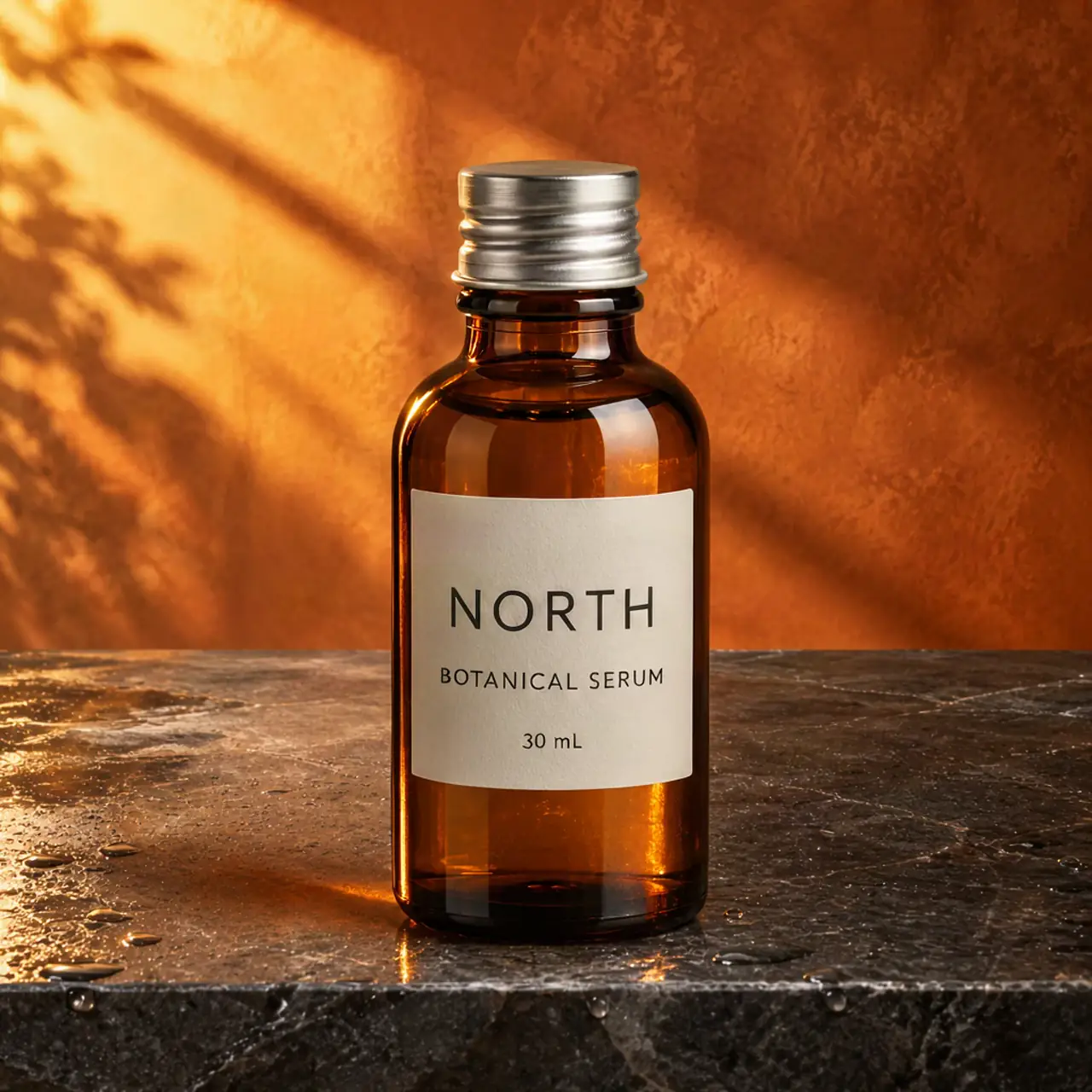 Krea 3 · attempt 2 — Larger product presentation with warm side light.