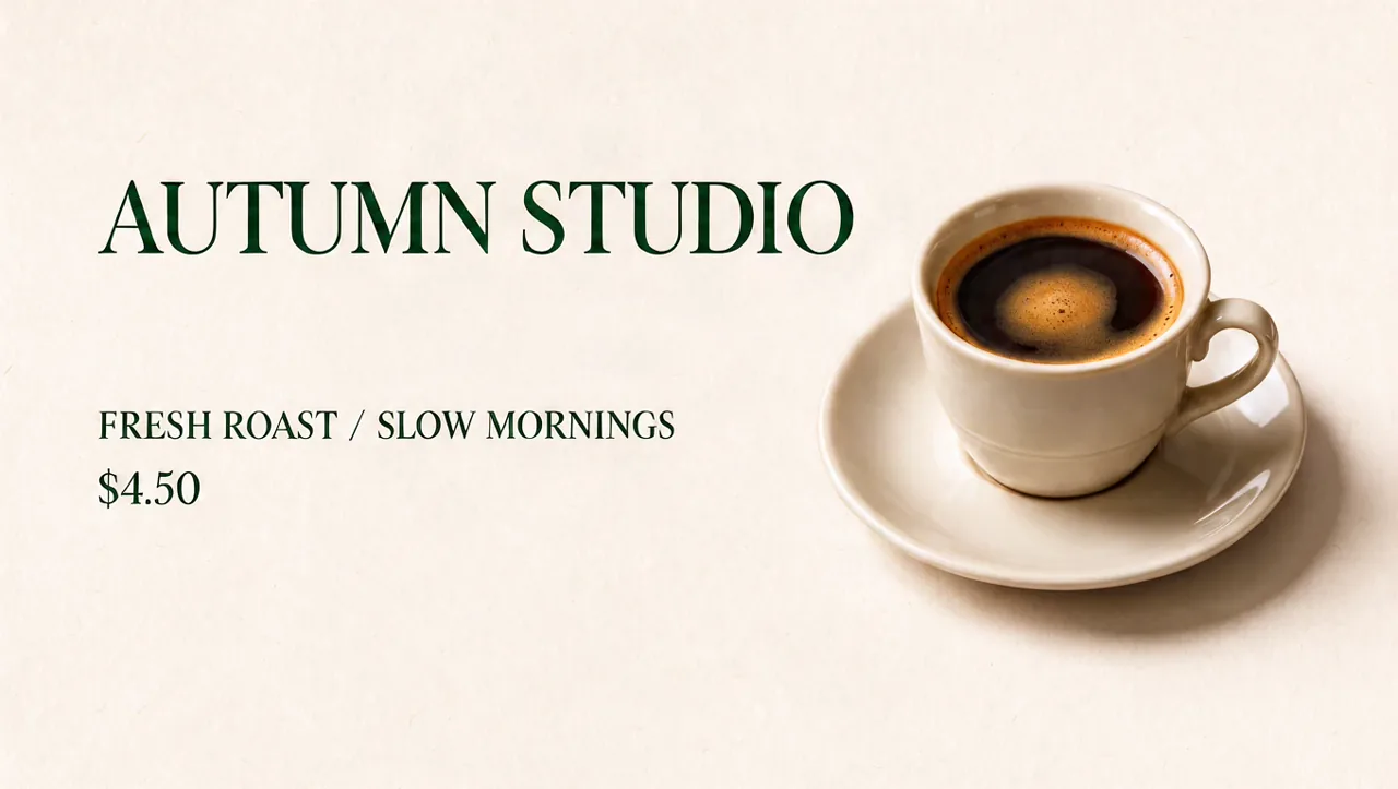 Krea 3 · attempt 1 — Correct headline, but one line replaces the original two-line structure.