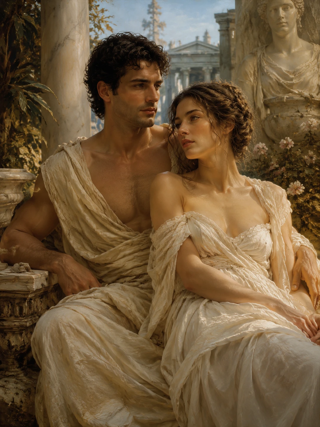 Marble Garden Couple