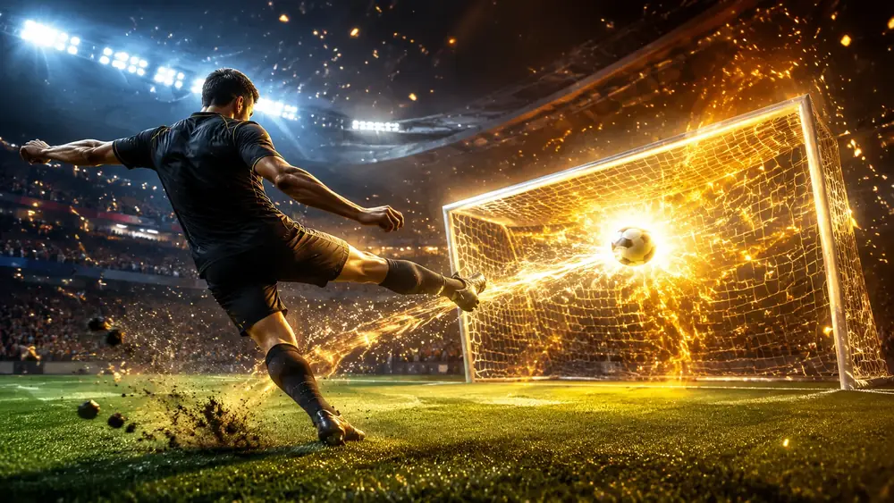 Générateur d'effets de but de football IA example output