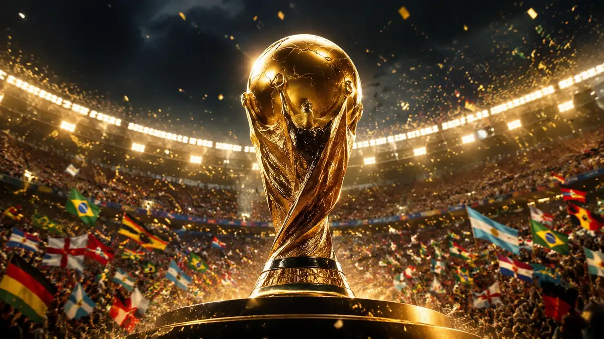 Affiche de trophée de coupe du monde example output