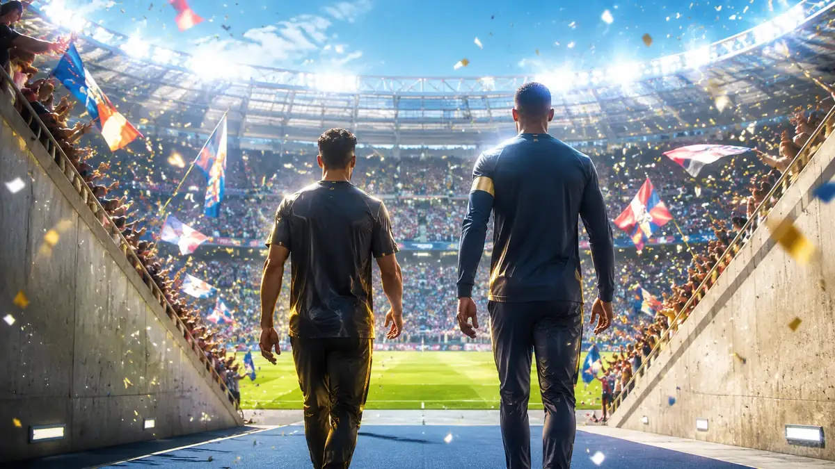 Générateur d'affiches d'adieu de football IA example output
