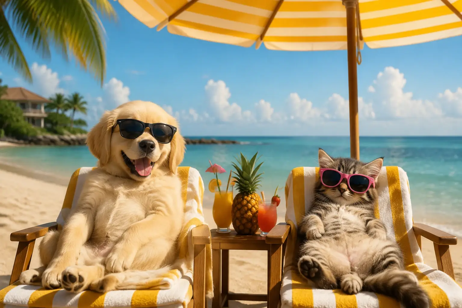 Gerador de memes de pet de verão example output