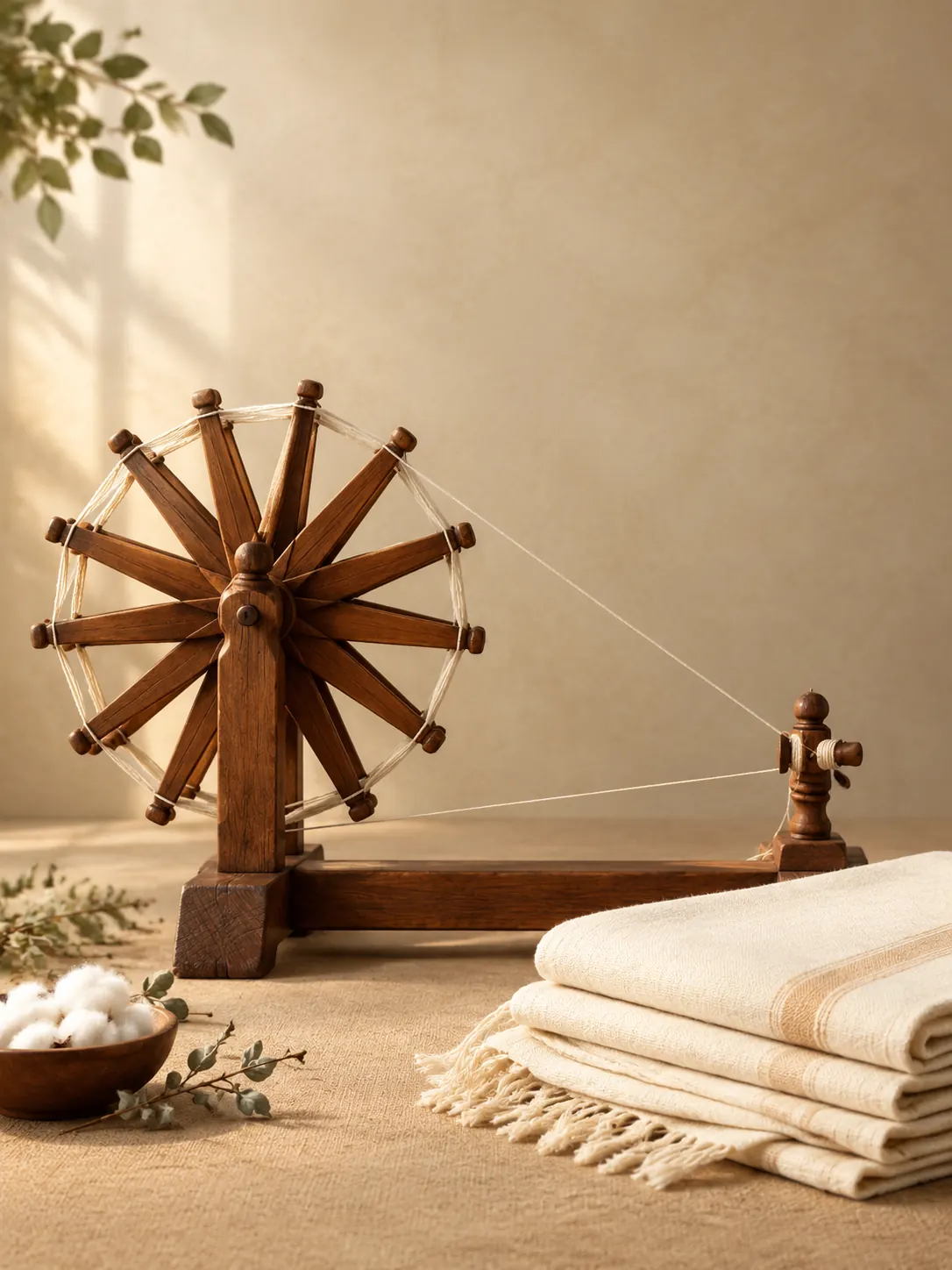 Khadi und Charkha