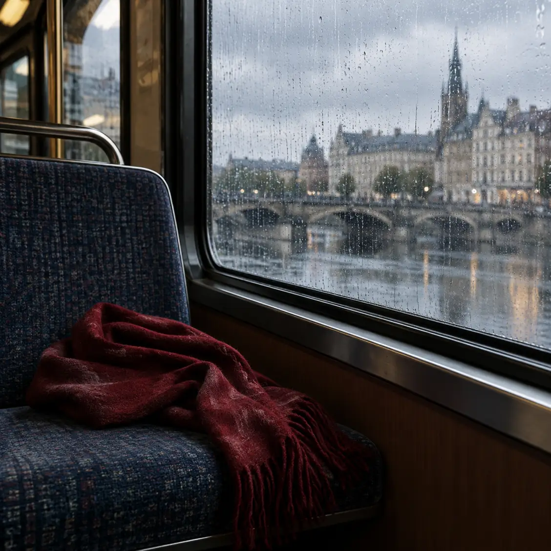 Rain on the Tram Glass