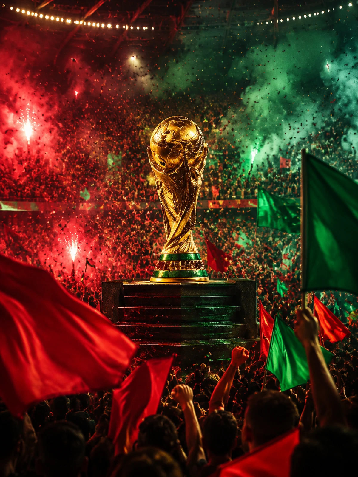 Portugal Gold Trophy Poster