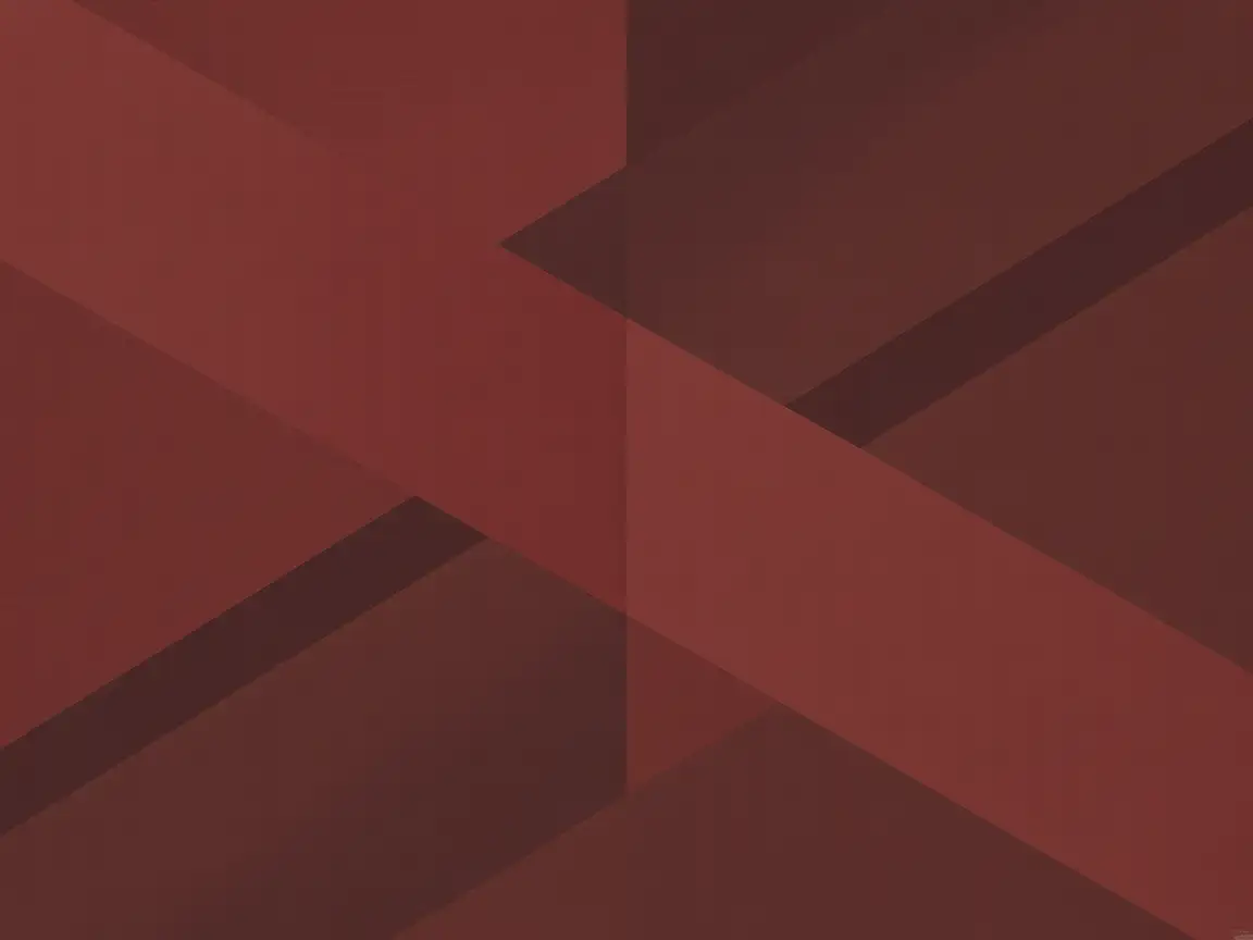 Minimalist red wallpaper with diagonal lines and soft gradient shadows.