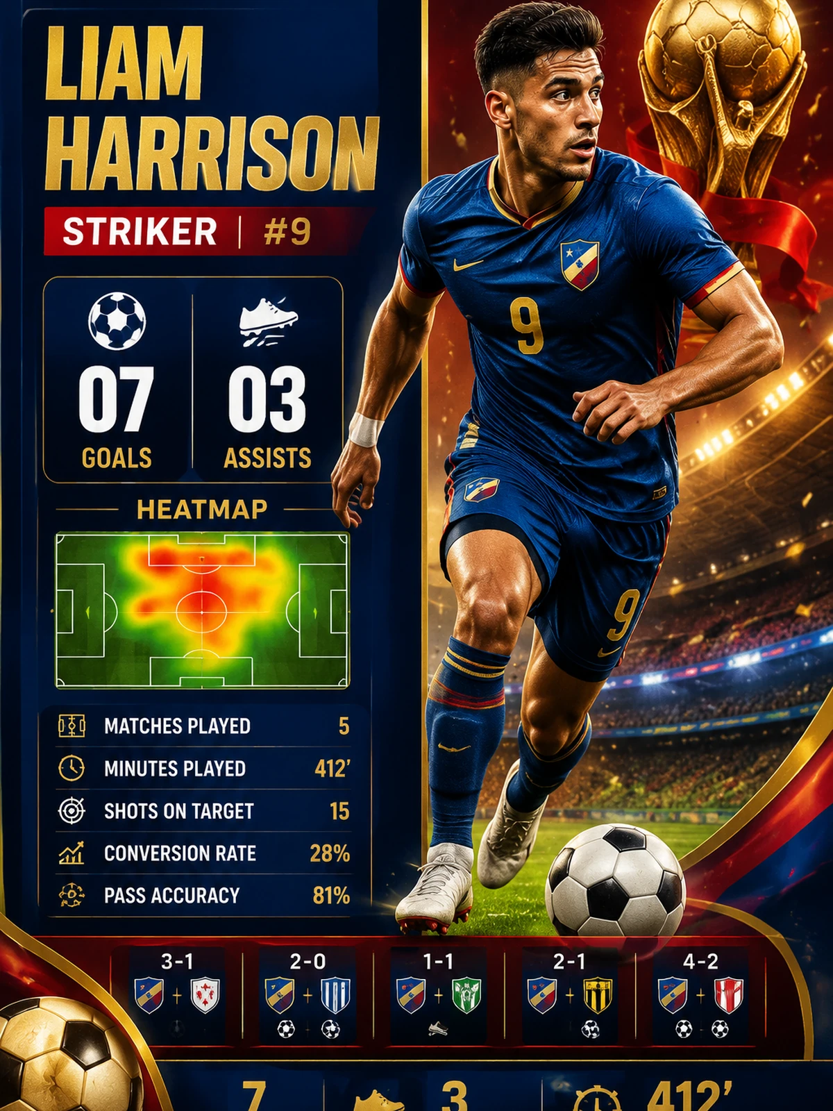 Striker Stat Card
