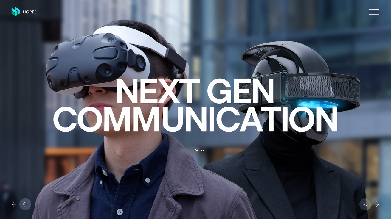 Futuristic Communication Concepts for Web Design